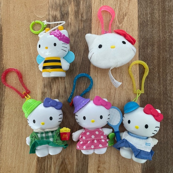 Hello Kitty Other - Set of 5 Hello Kitty Bag Charms